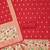 Red soft banarasi silk pure zari woven design dress material