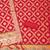 Red soft banarasi silk pure zari woven design dress material