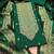 Bottle green soft banarasi silk pure zari woven design dress material