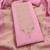 Baby pink soft banarasi silk pure zari woven design dress material
