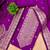 Purple soft banarasi silk pure zari woven design dress material