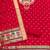 Red soft banarasi silk pure zari woven design dress material