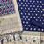 Navy blue soft banarasi silk pure zari woven design dress material