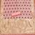 Peach soft banarasi silk pure zari woven design dress material
