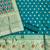 Teal soft banarasi silk pure zari woven design dress material
