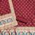 Maroon soft banarasi silk pure zari woven design dress material