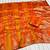 Orange Color Jari Jaqurad Weaving Chhinya Tisu Silk Blend Saree
