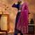 Women's art silk woven motiff kurta pant with dupatta set