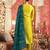Women's art silk woven motiff kurta pant with dupatta set