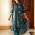 Women's art silk woven motiff kurta pant with dupatta set