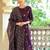 Women's art silk woven motiff kurta pant with dupatta set