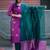 Women's art silk woven motiff kurta pant with dupatta set