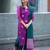 Women's art silk woven motiff kurta pant with dupatta set