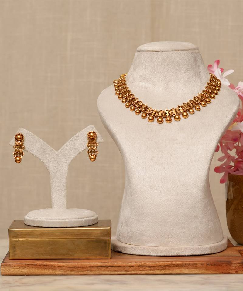 Gold plated  necklace set