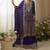purple ready-to-wear heavy georgette embroidered salwar kameez with palazzo & dupatta elegant party wear