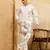 WHITE VISCOSE SILK THREAD & SEQUINS EMBROIDERED WORK WEDDING FESTIVAL MARRIAGE PARTY WEAR STRAIGHT MENS KURTA