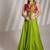 Green Partywear Chiffon Saree