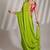 Green Partywear Chiffon Saree