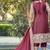 Gmy silk deep maroon pearl-work salwar kameez