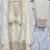 Ivory cream festive salwar kameez