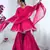 Pink embroidered  sharara set