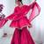 Pink embroidered  sharara set