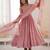 Roman silk dusty rose anarkali gown