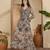 Women's chiffon printed maxi dress