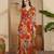 Women's chiffon printed maxi dress