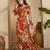 Women's chiffon printed maxi dress