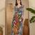 Women's chiffon printed maxi dress