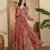 Women's chiffon printed maxi dress