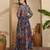 Women's chiffon printed maxi dress