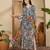 Women's chiffon printed maxi dress