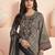 Stylee lifestyle grey lawn cotton digital printed dress material