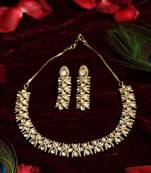 Classic polki link necklace