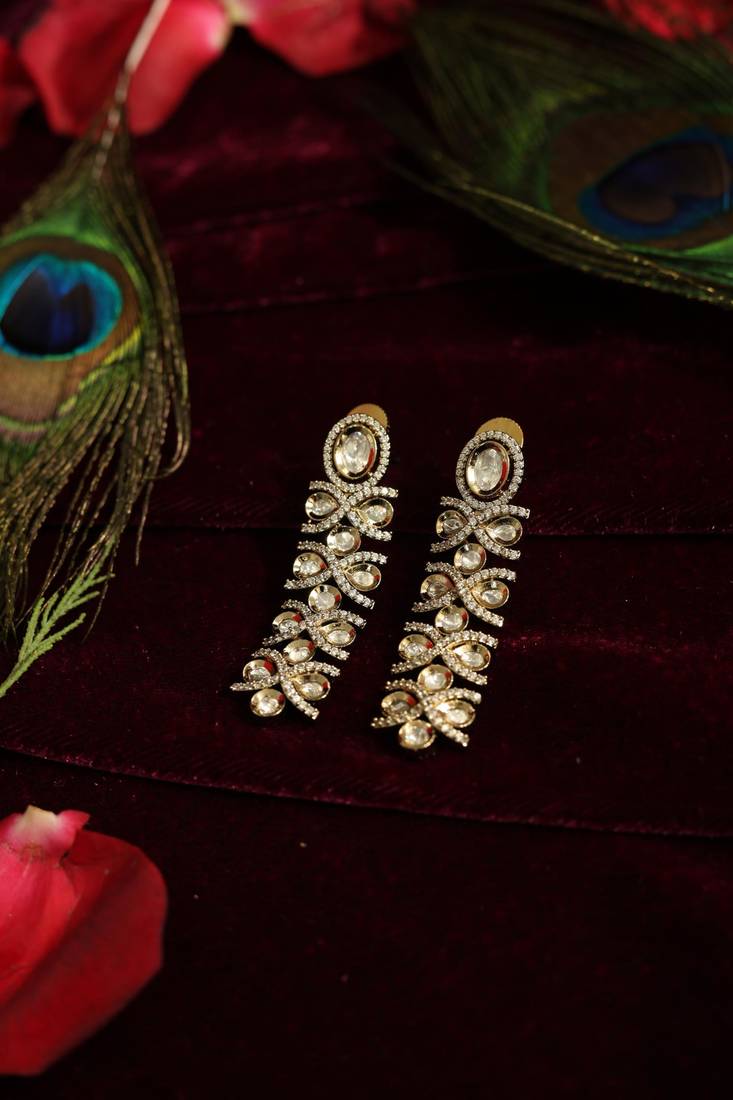 Classic polki link necklace