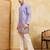 LAVENDER VISCOSE SILK THREAD & SEQUINS EMBROIDERED WORK WEDDING FESTIVAL MARRIAGE PARTY WEAR STRAIGHT MENS KURTA