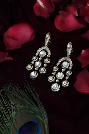 Long tiered crystal danglers