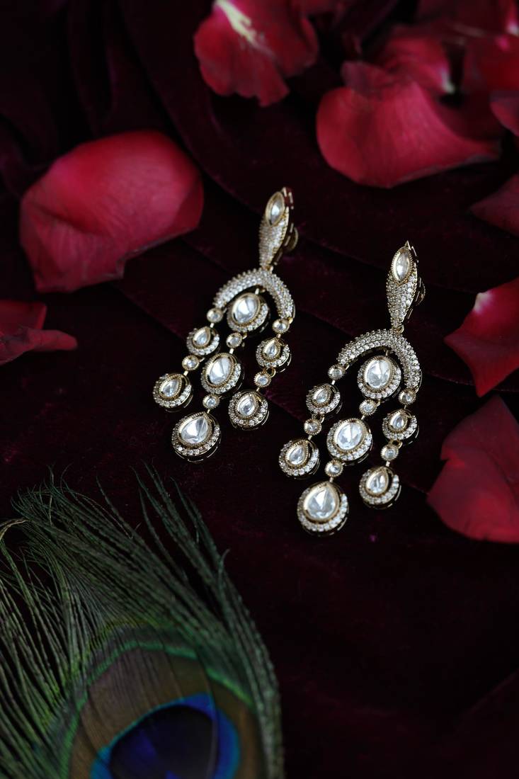 Long tiered crystal danglers