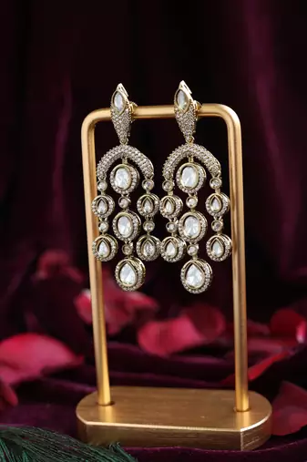 Long tiered crystal danglers