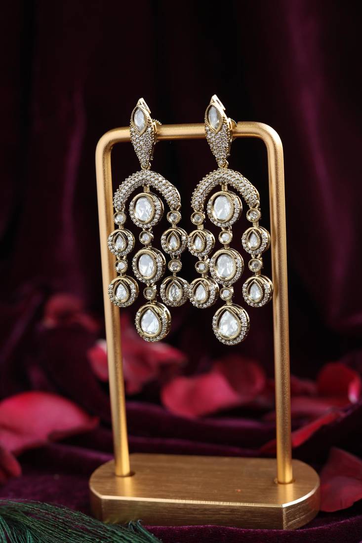 Long tiered crystal danglers