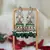 Green & pearl jhumka earrings