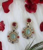 Antique gold & gemstone studs