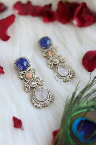 Multicolor gemstone drops