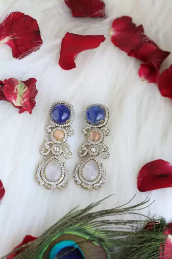 Multicolor gemstone drops