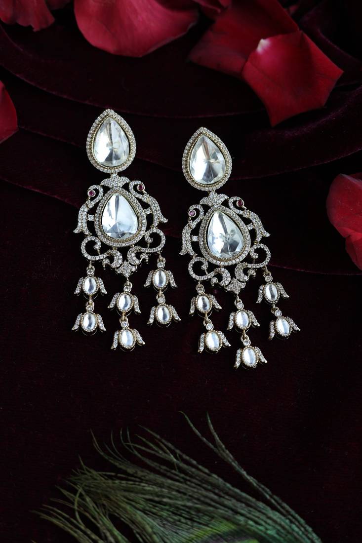 Crystal tassel chandeliers