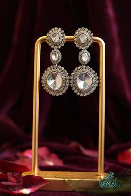 Triple tier medallion earrings 5