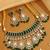 Grand kundan & emerald choker set