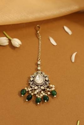 Grand kundan & emerald choker set 2